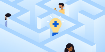 people looking for light bulb in maze|people looking for light bulb in maze